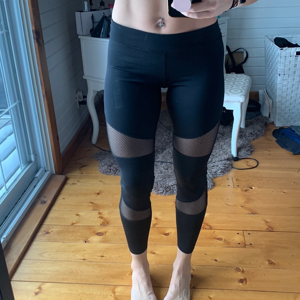 Forever 21 mesh leggings